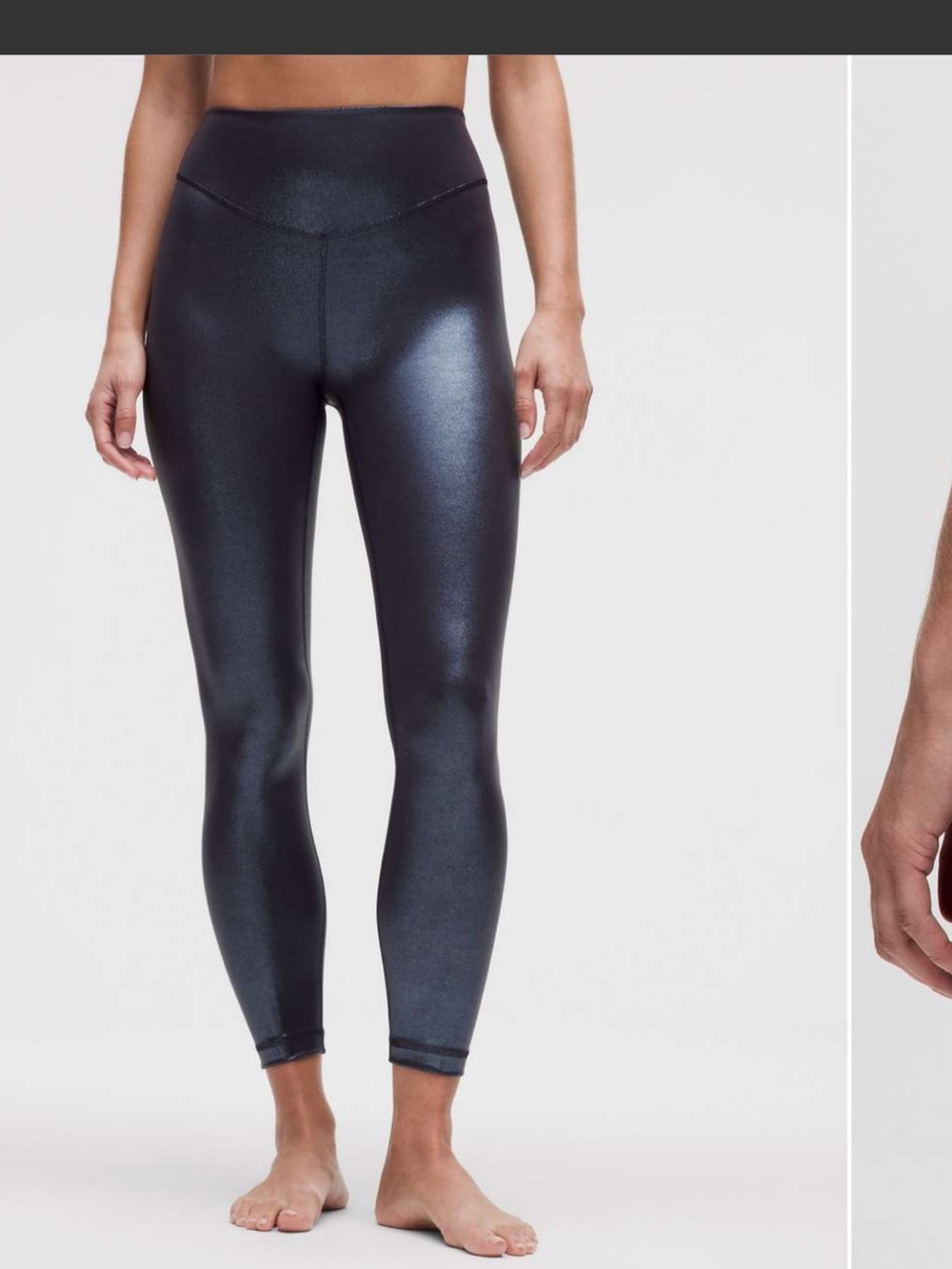 Lululemon Wunder Under SmoothCover Foil Leggings 25” Size 10 NWT